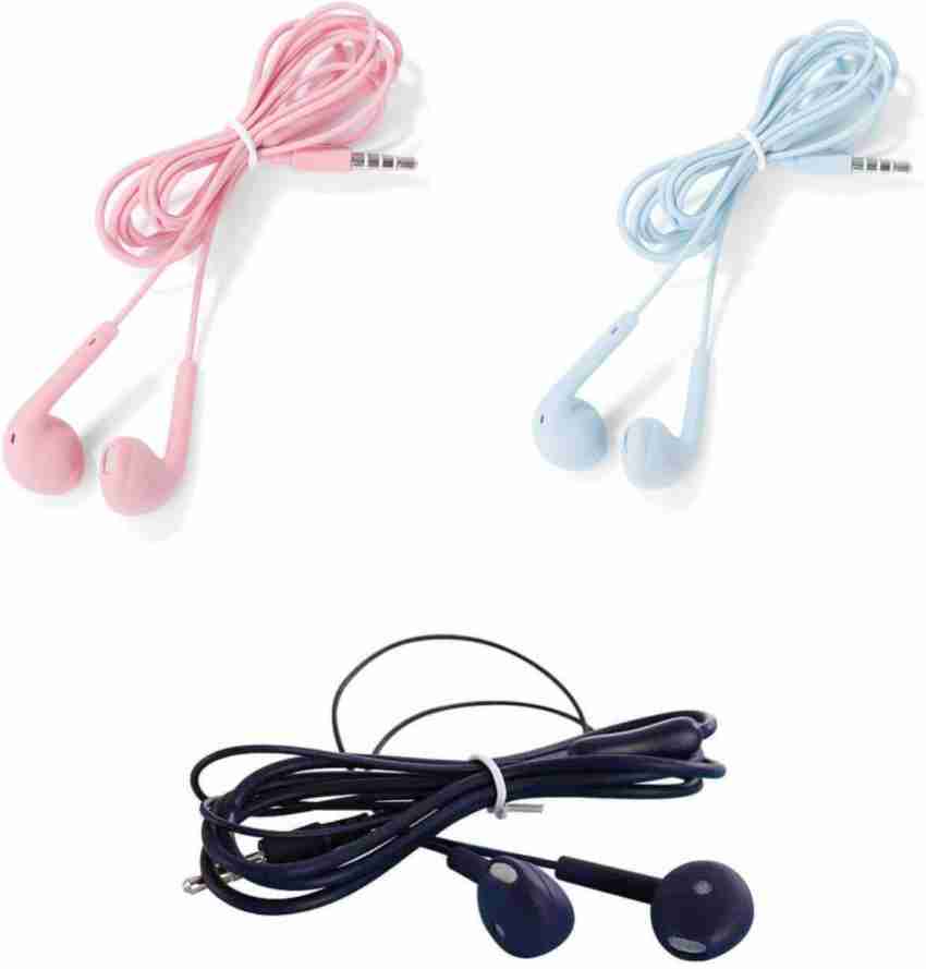 Pink and best sale blue headphones