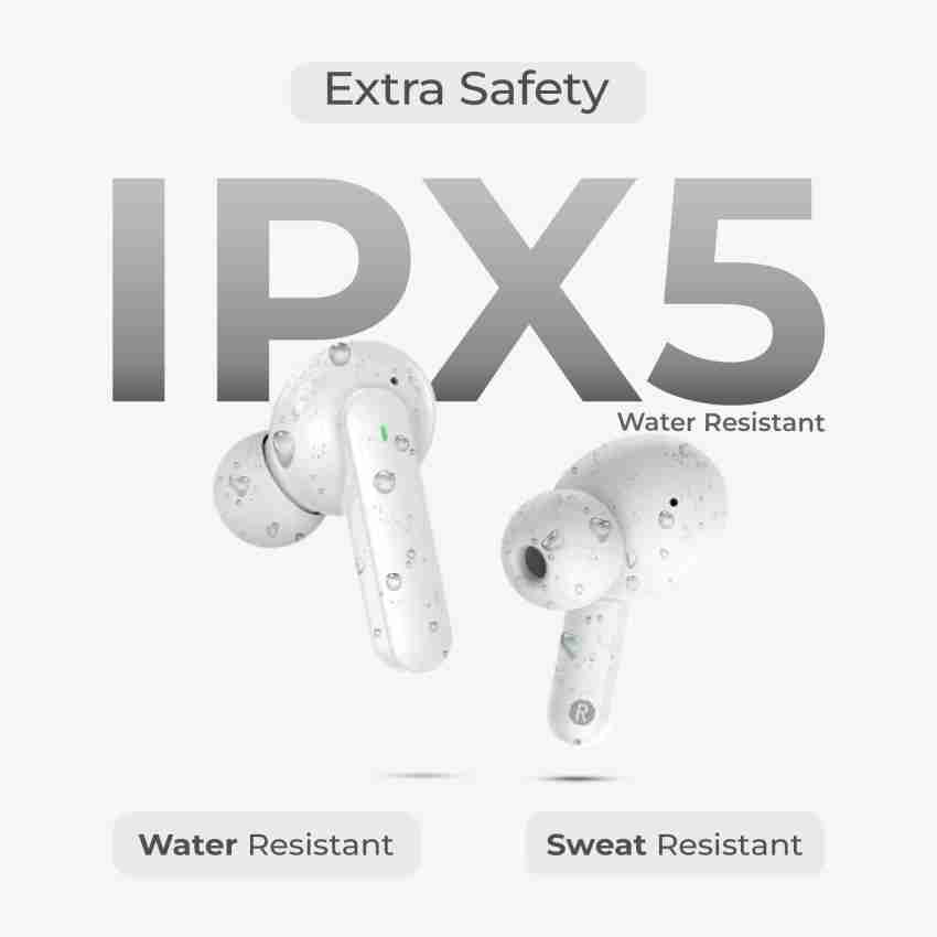 Wireless earbuds water discount resistant