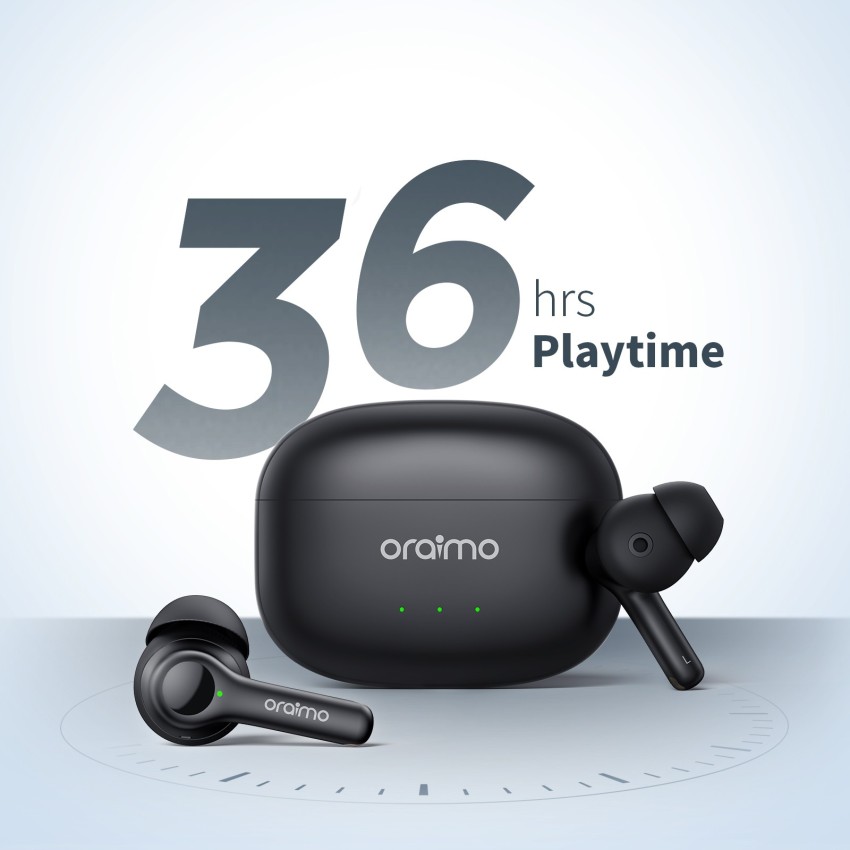 Black Oraimo Wireless Earphone, 30 Hours, Mobile at Rs 2500/piece