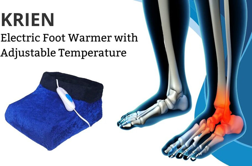 krien Electric Foot Warmer For Oldage Pain Relief Fatigue