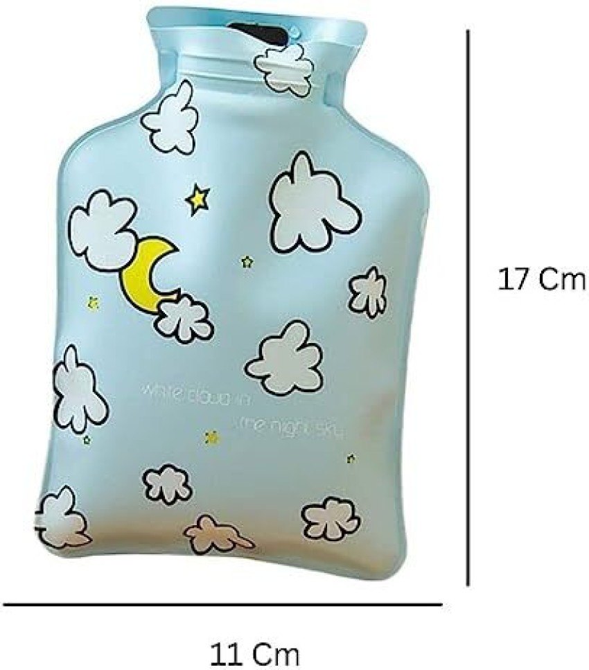 Kids Hot Water Bag Portable Hot Water Bag Small for Babies Kids  Adults   1 Pc Blue Print May VaryPACK OF 2