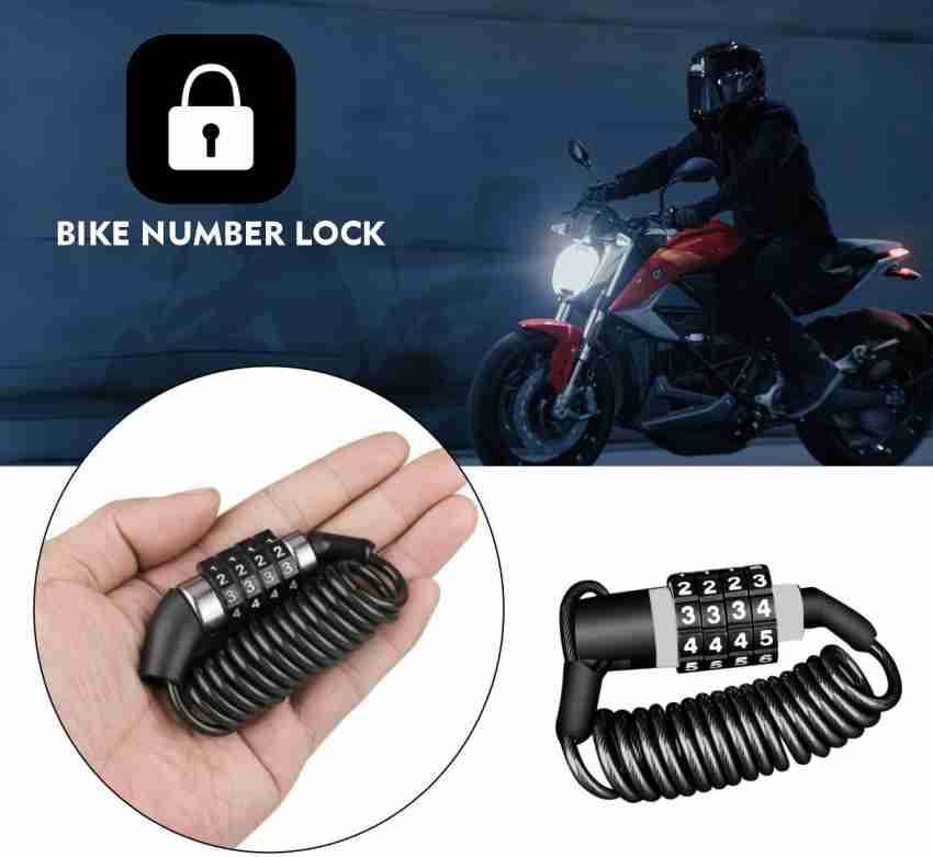 ASRYD Stainless Steel Combination Lock For Helmet