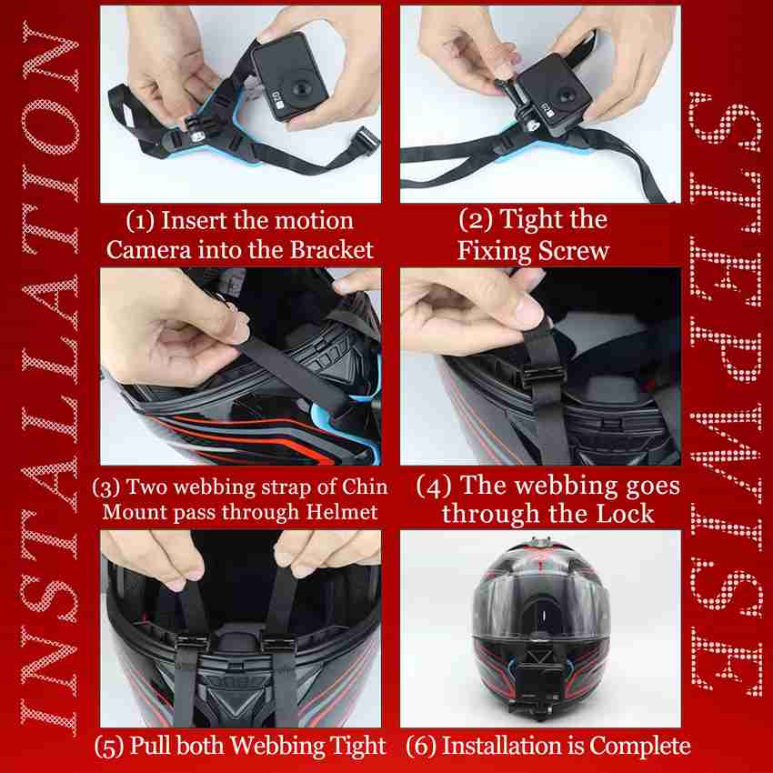 Motorcycle helmet lock strap 2025
