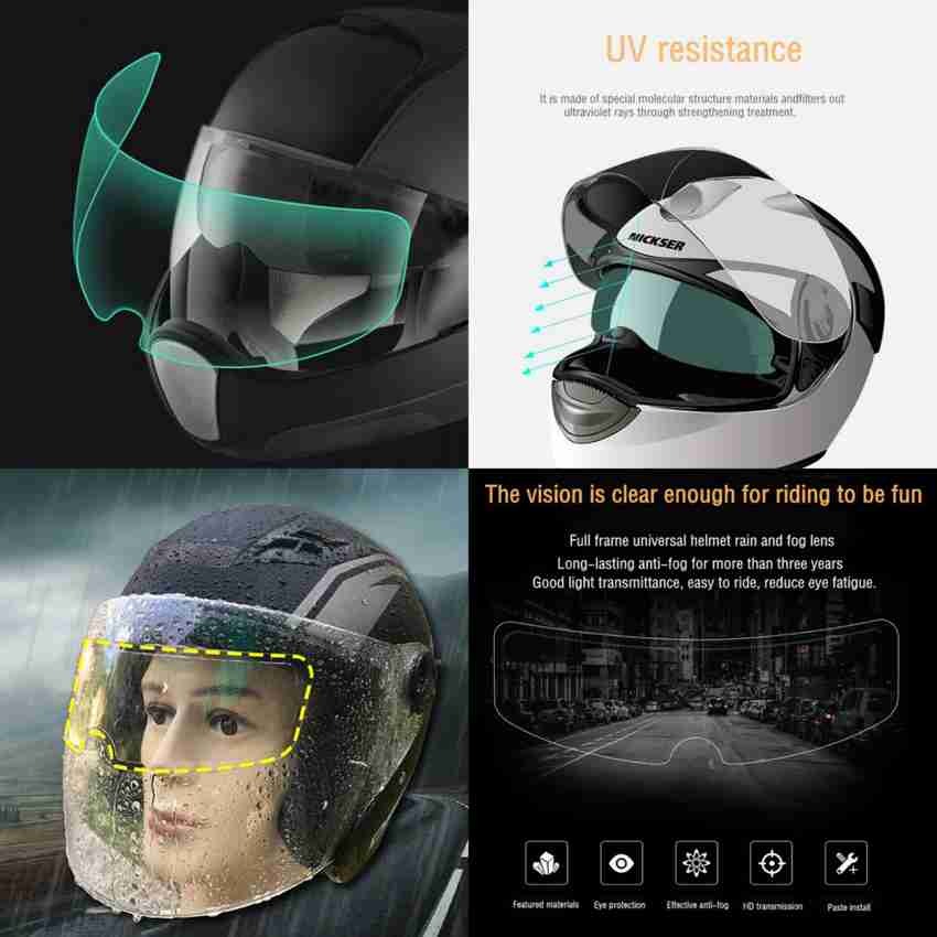 AVX Raining Anti fog Helmet Film For Motorcycle Helmet Visor Price in India Buy AVX Raining Anti fog Helmet Film For Motorcycle Helmet Visor online at Flipkart