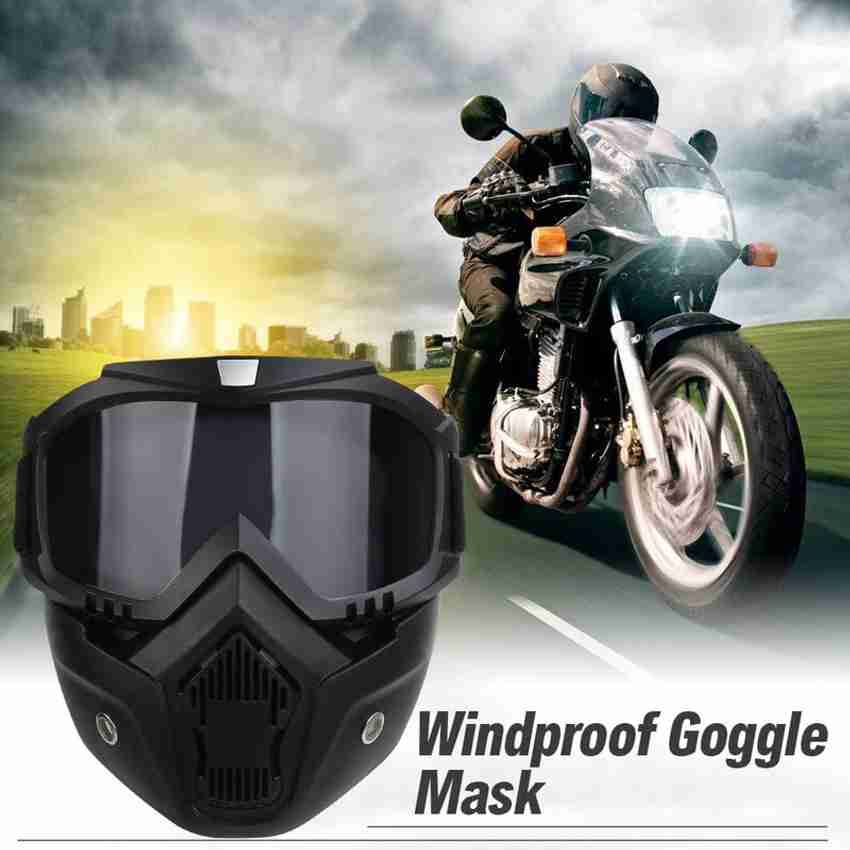 Open face helmet best sale and goggles mtb