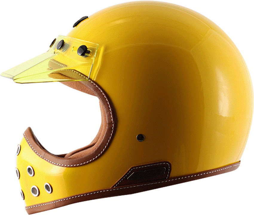 Yellow atv helmet on sale