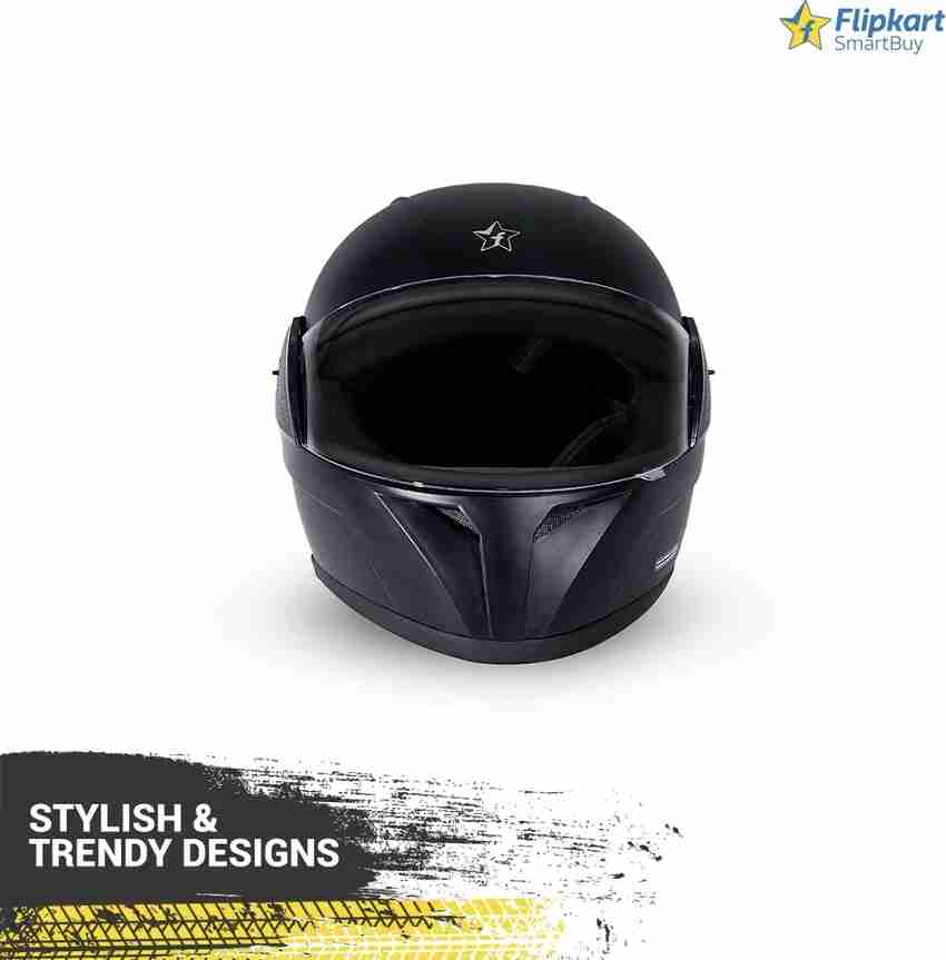 Flipkart SmartBuy Strength Full Face with Clear Visor Riding Gear