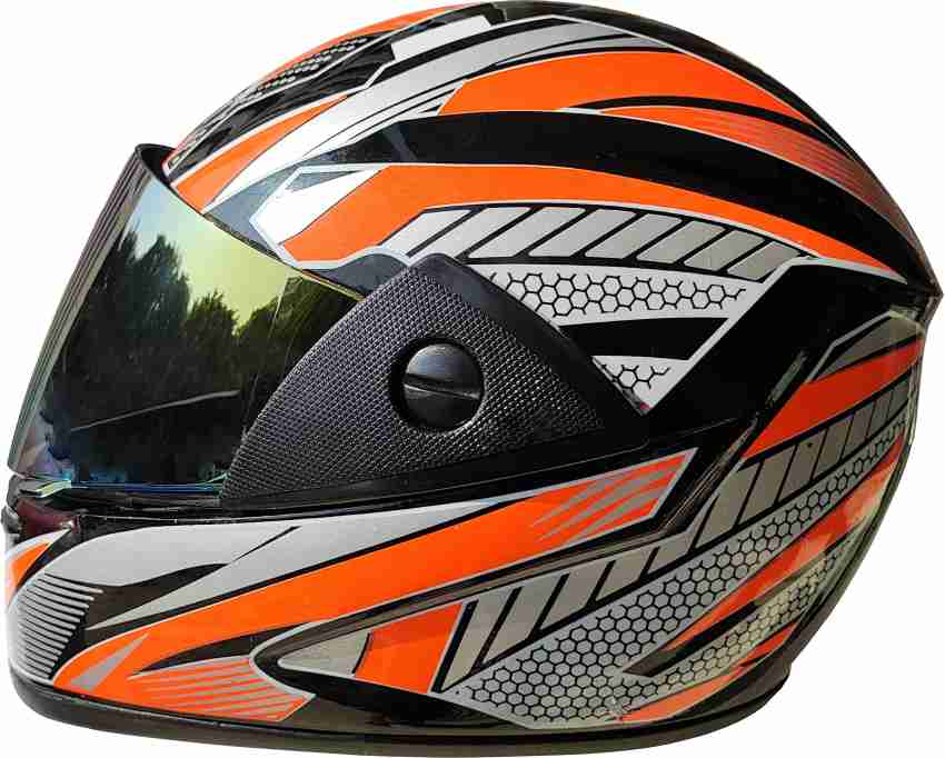 Orange 2024 scooter helmet