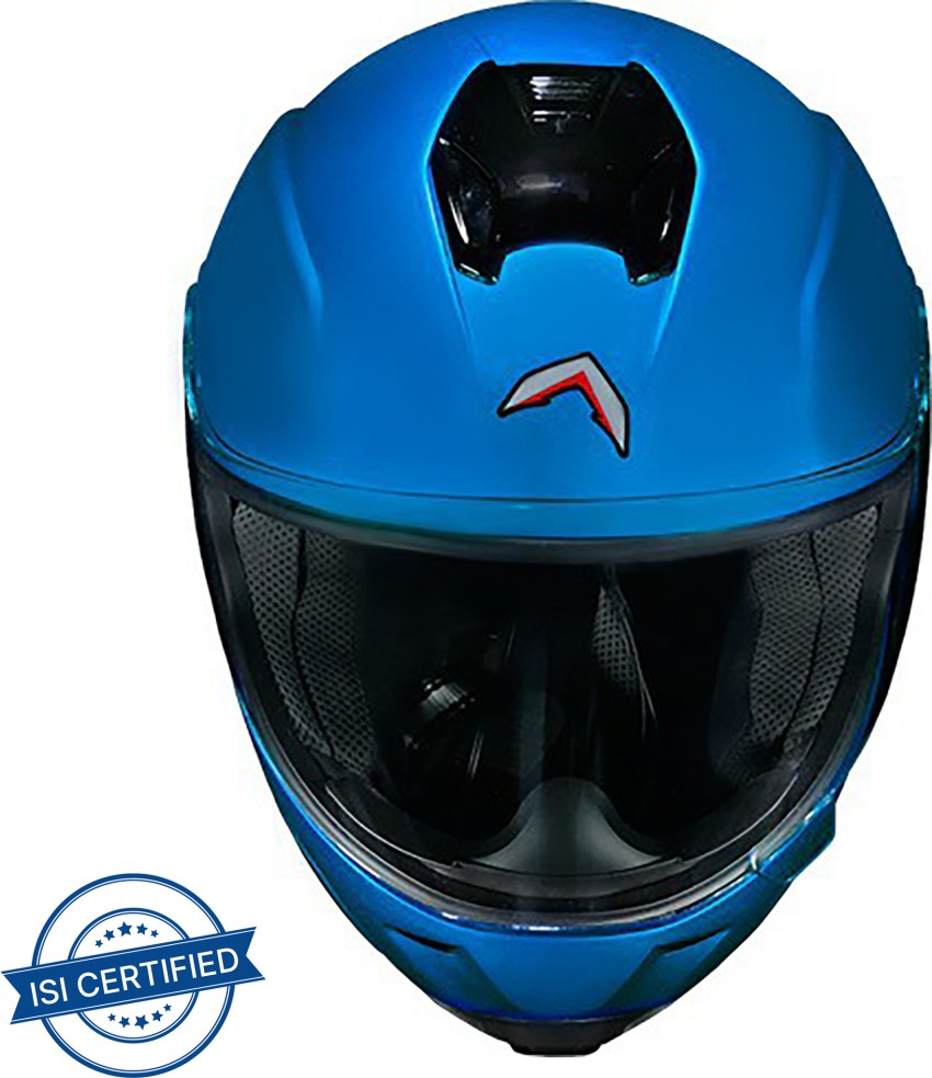 Motorbike store helmet blue