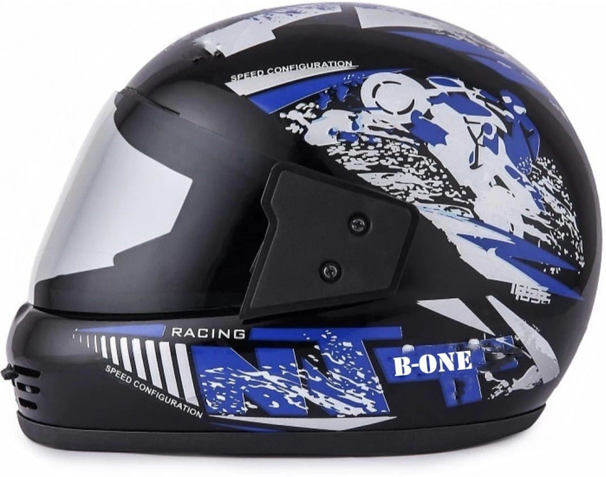 On one top full face helmet