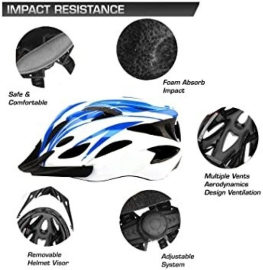 Flipfit Adjustable Mountain Bike Cycle Cycling Helmet Detachable