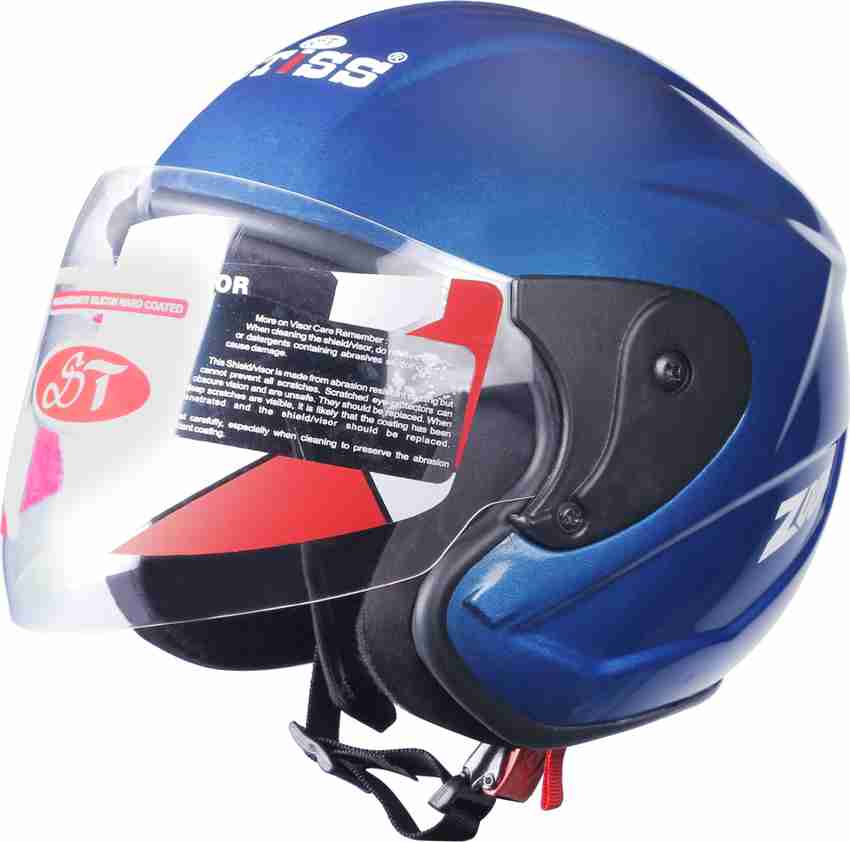 stiss Stylish Half Face With Visor Motorbike Helmet Buy stiss