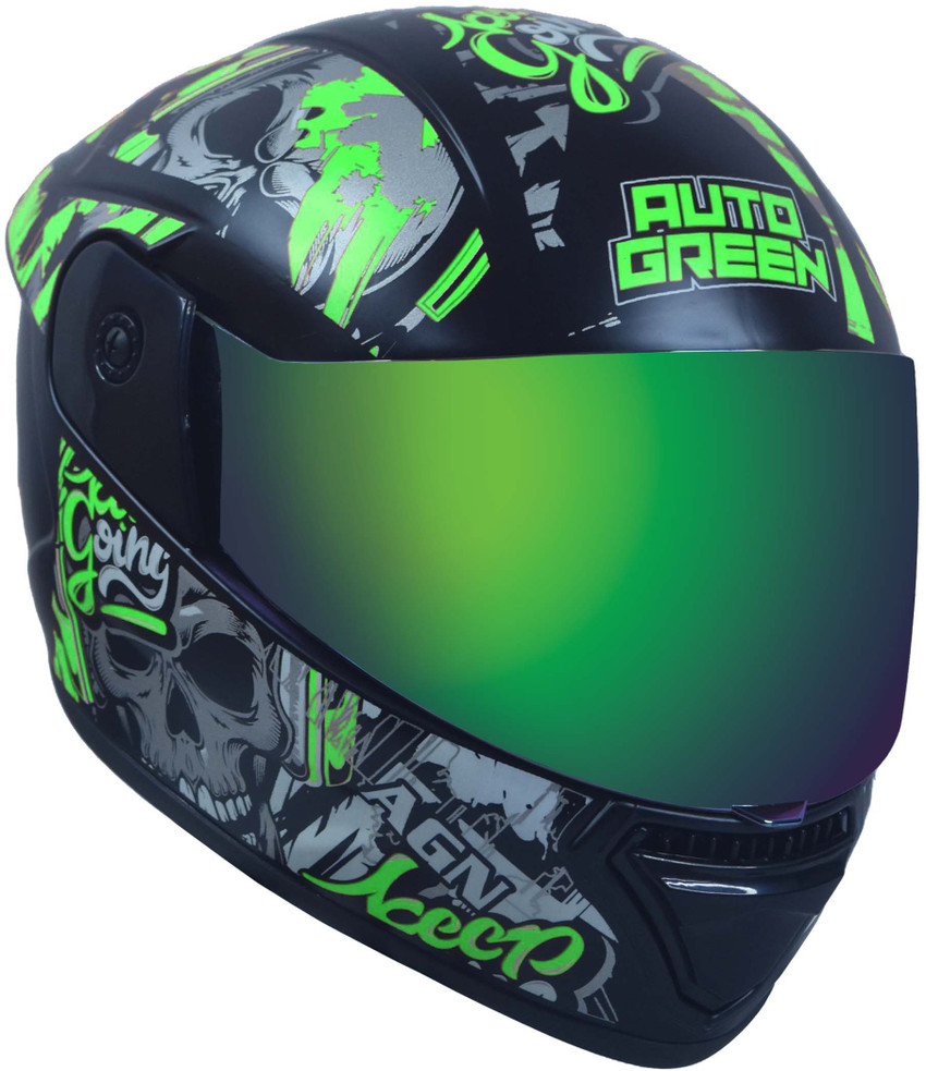 Auto green deals helmet price