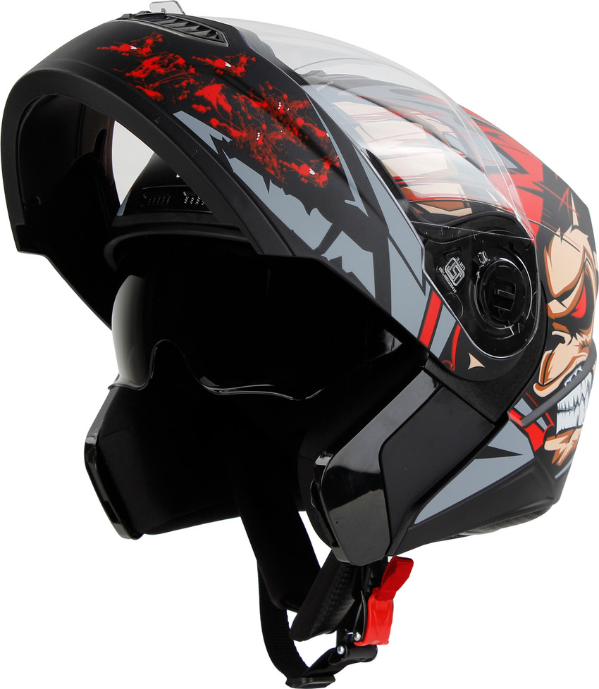 Steelbird SBA 7 Ape ISI Certified Flip Up Helmet for Men and Women