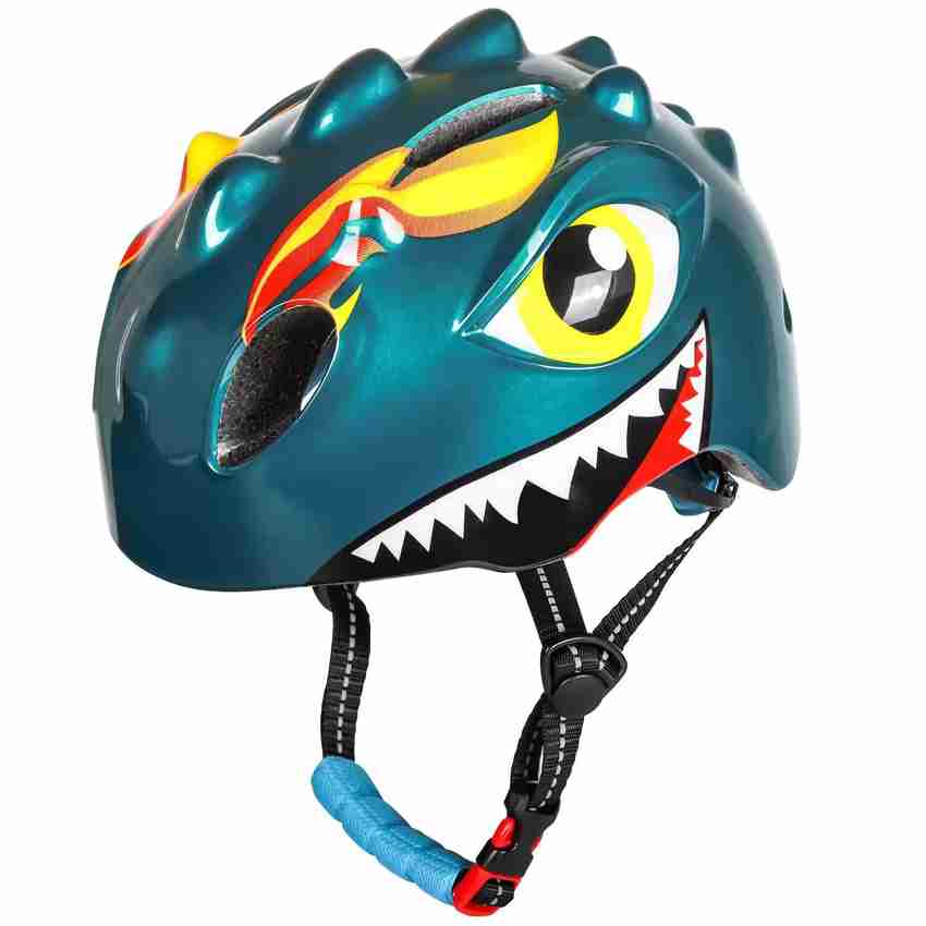 Green dinosaur helmet discount