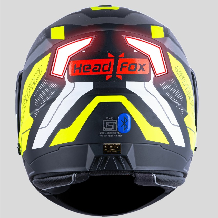 Headfox smart sale bluetooth motorbike helmet