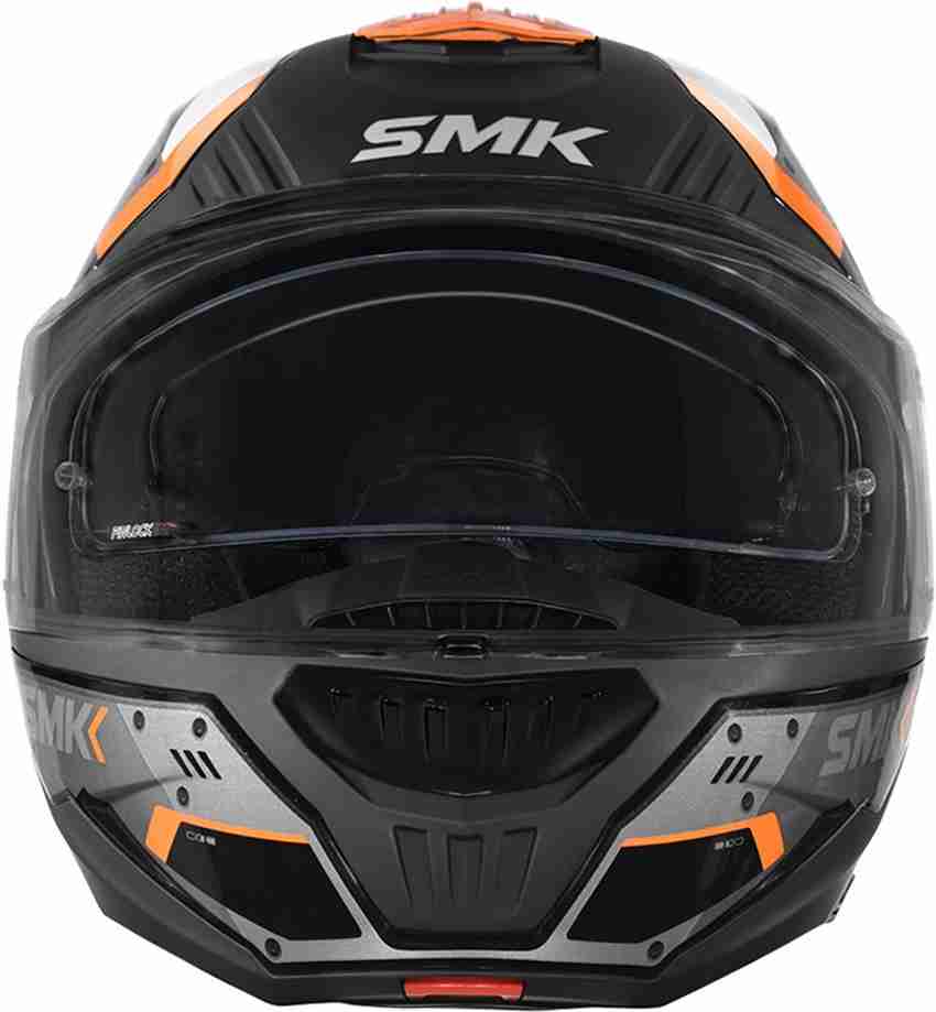 Smk helmet black visor hotsell