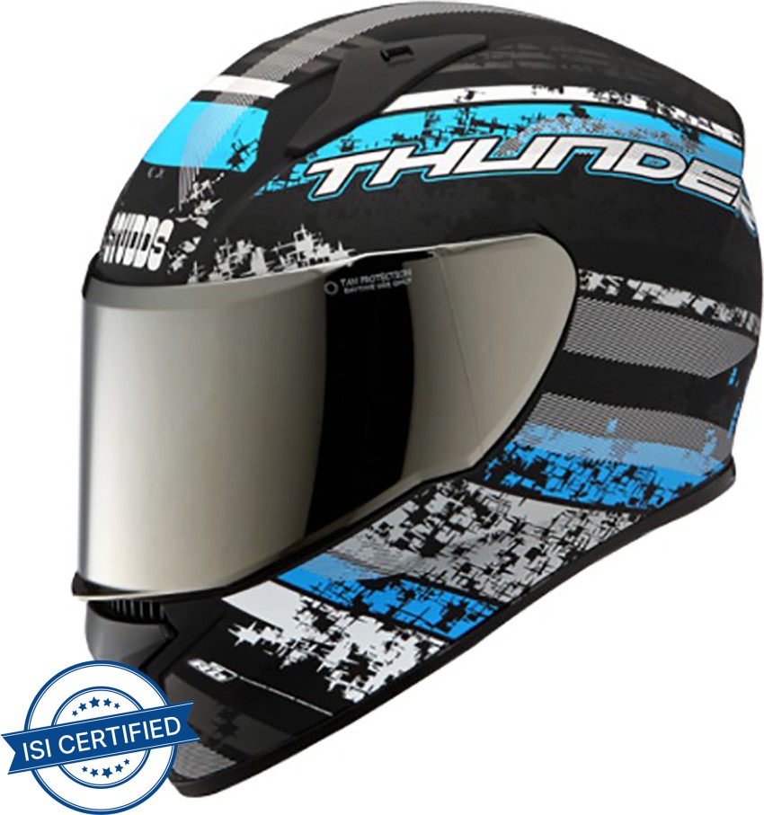 STUDDS THUNDER D1 FULL FACE WITH MIRROR VISOR Motorbike Helmet