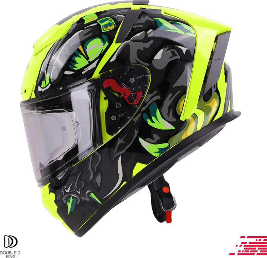 Steelbird SA 5 Monster ISI DOT Certified Full Face Graphic Helmet