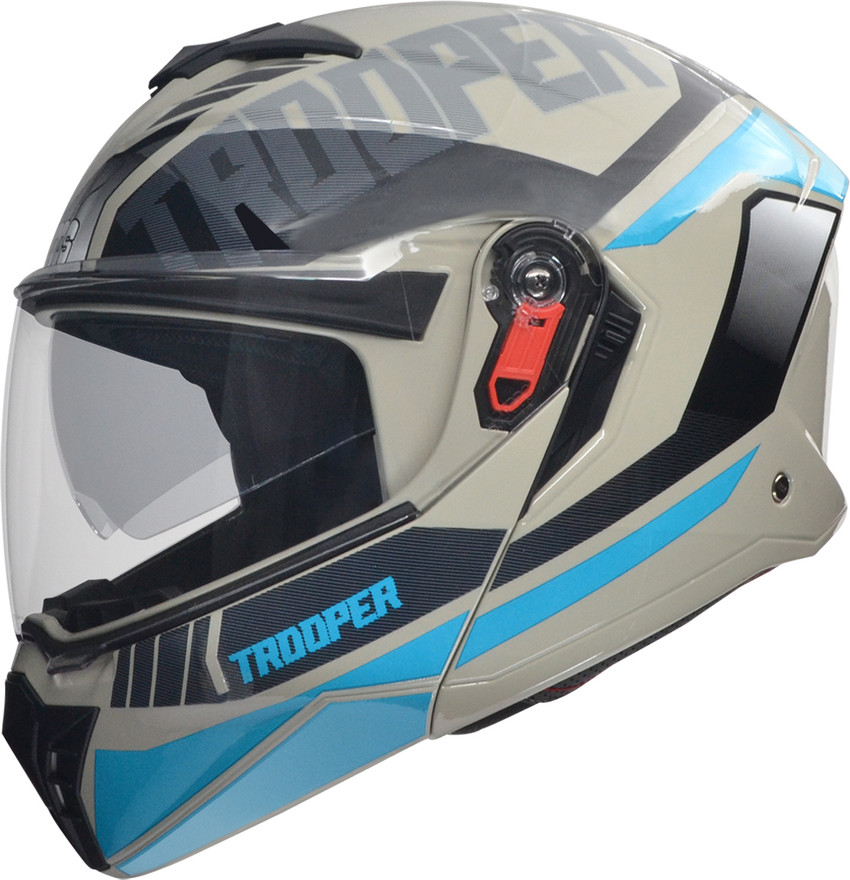 STUDDS Trooper D1 Flip up Full Face with Dual Visor Motorbike