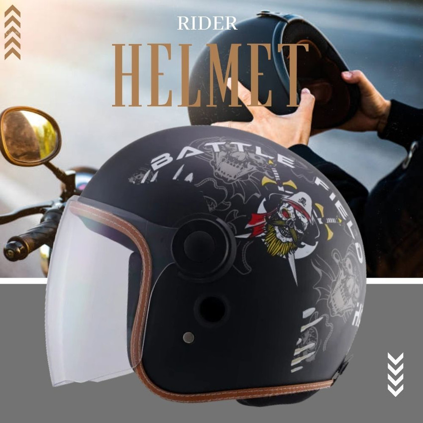 Helmet design top half face