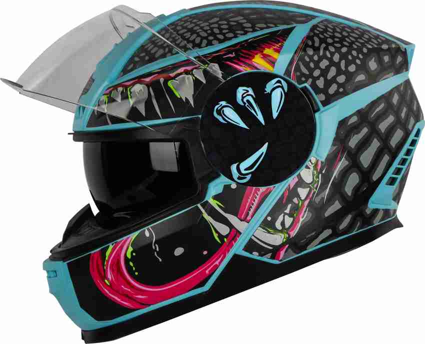 Steelbird Devil ISI Certified Full Face Graphic Helmet for Men
