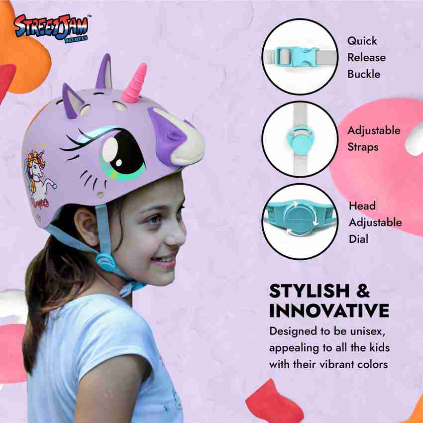 Girls unicorn bike helmet deals