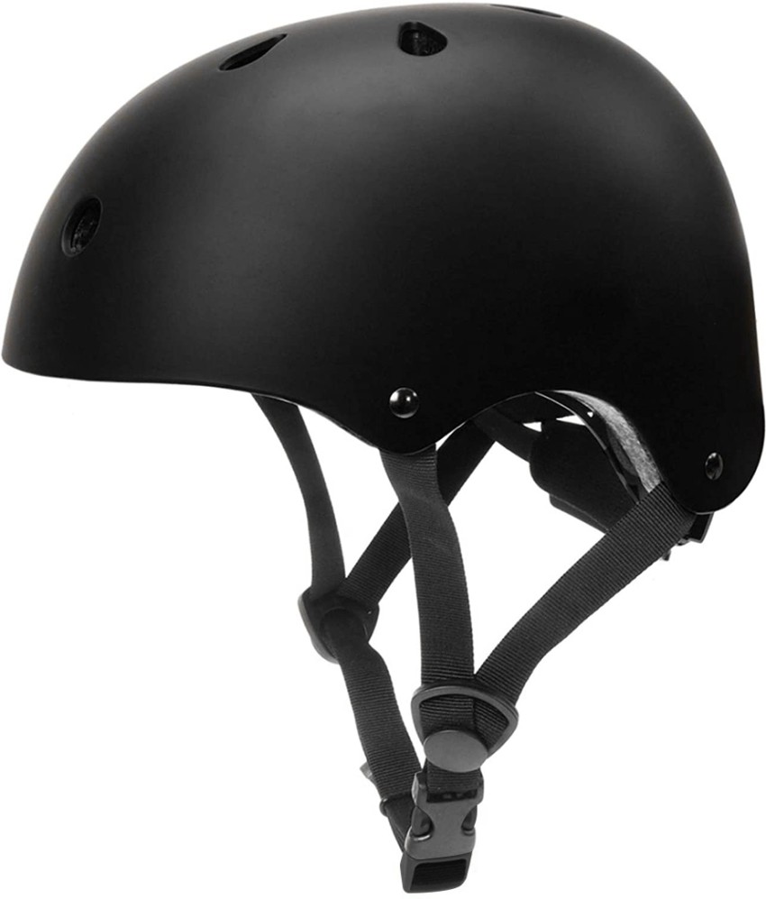 Black adult bike discount helmet