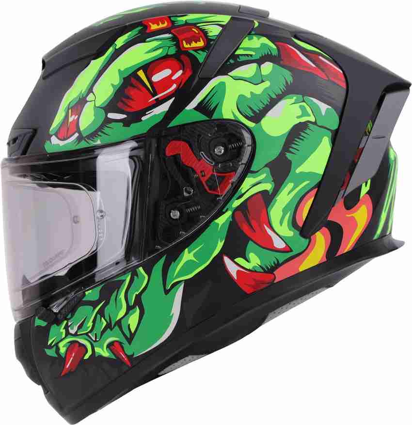 Steelbird SA-5 Monster ISI/DOT Certified Full Face Graphic Helmet for Men  and Women Motorbike Helmet - Buy Steelbird SA-5 Monster ISI/DOT Certified  Full Face Graphic Helmet for Men and Women Motorbike Helmet