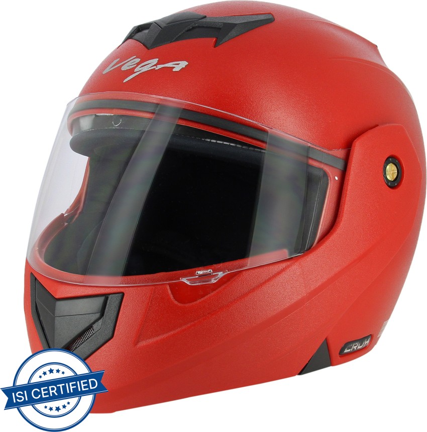Royal Enfield TPEX Full Face Camo MLG Helmet with Clear Visor Gloss Red,  Size: M( 57-58cm) : : Car & Motorbike