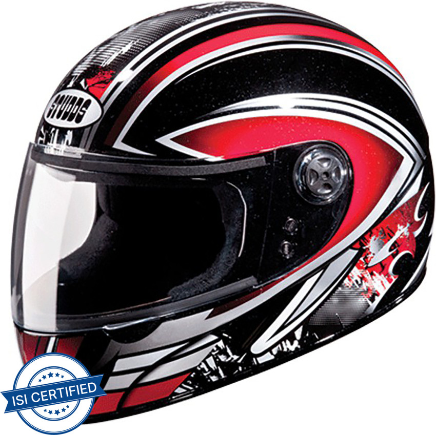 Buy Studds Chrome Super Matt Black XL Size Safety Helmet Full Face