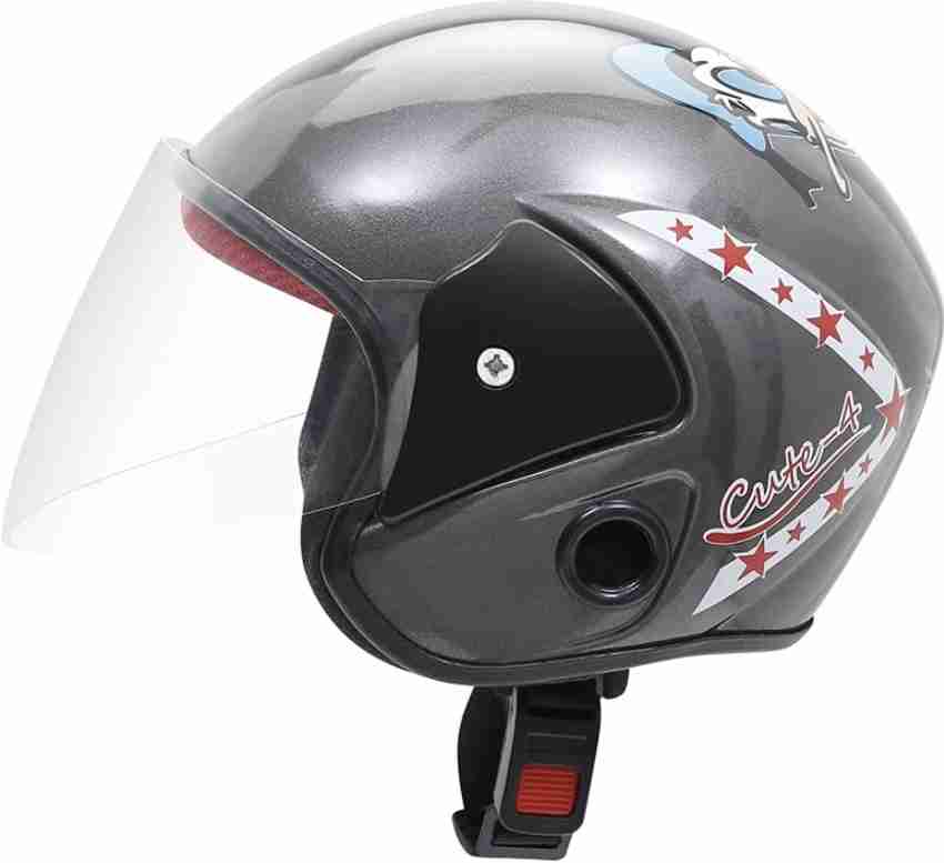 HAWK CUTE 4 OPEN FACE KIDS HELMET Suitable for bike Scooty