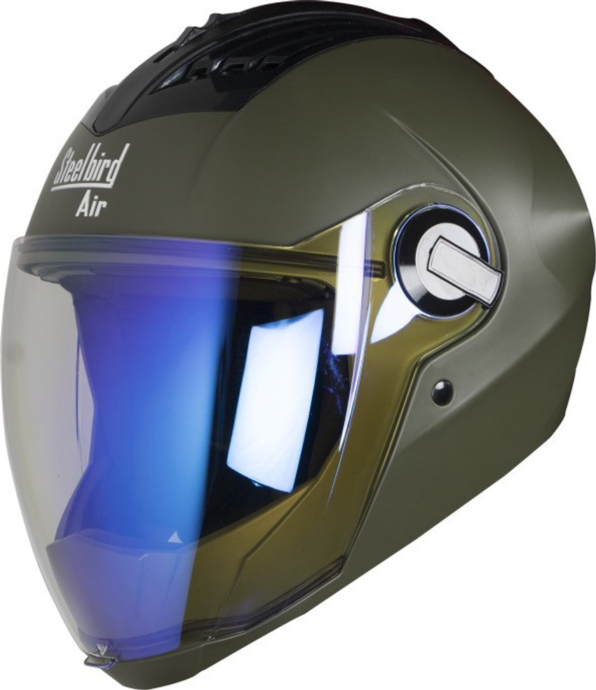 Steelbird helmet top night vision visor