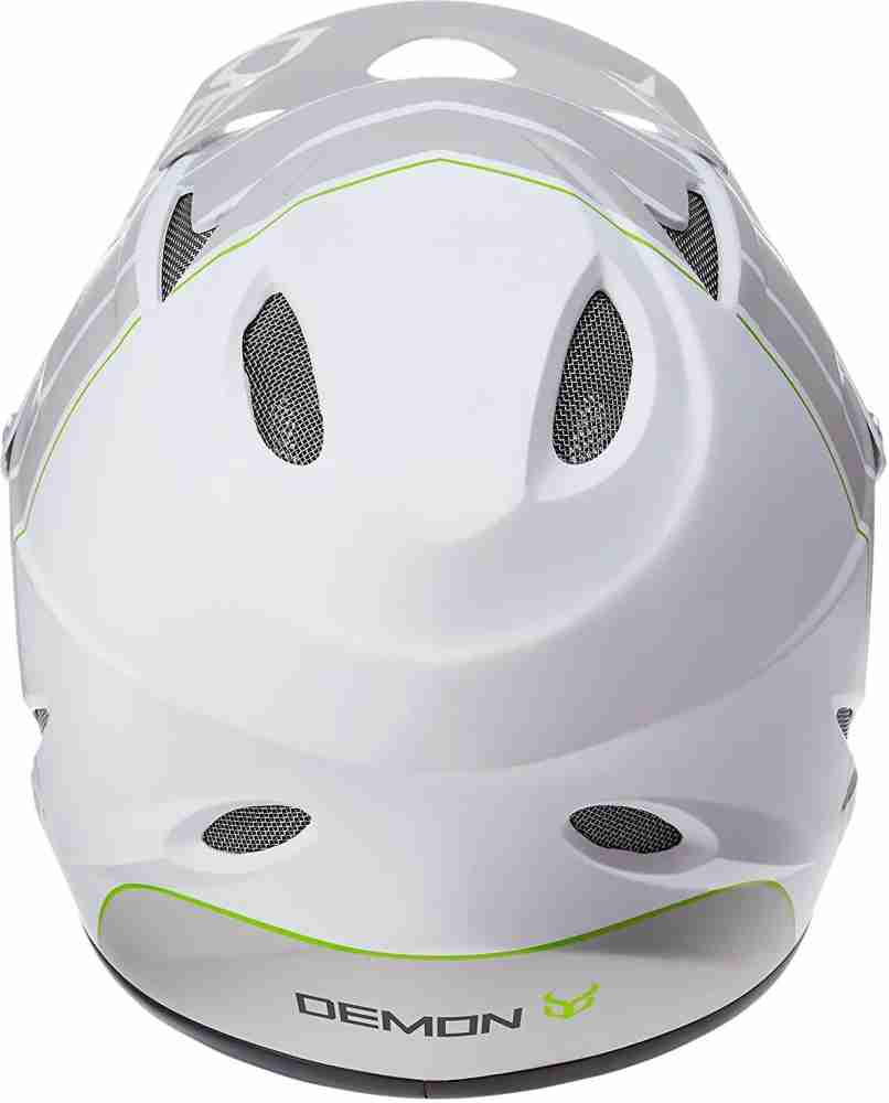 IdealOrb Demon Podium Full Face Mountain Bike Helmet White Medium