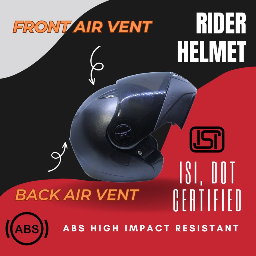 formulate ZXR, ISI Certified, ABS High Impact Resistant, Front Air, Back  Air Vent, Rider Motorsports Helmet - Buy formulate ZXR, ISI Certified, ABS  High Impact Resistant, Front Air, Back Air Vent, Rider
