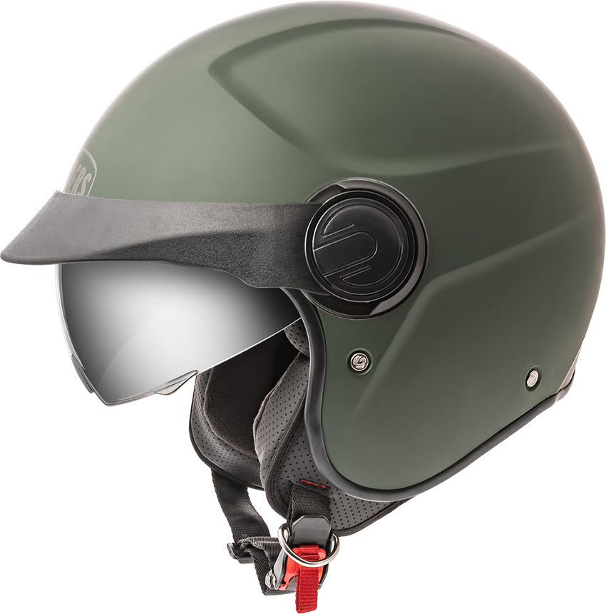 新品未使用スモールジェット白フレアドクロヘルメット