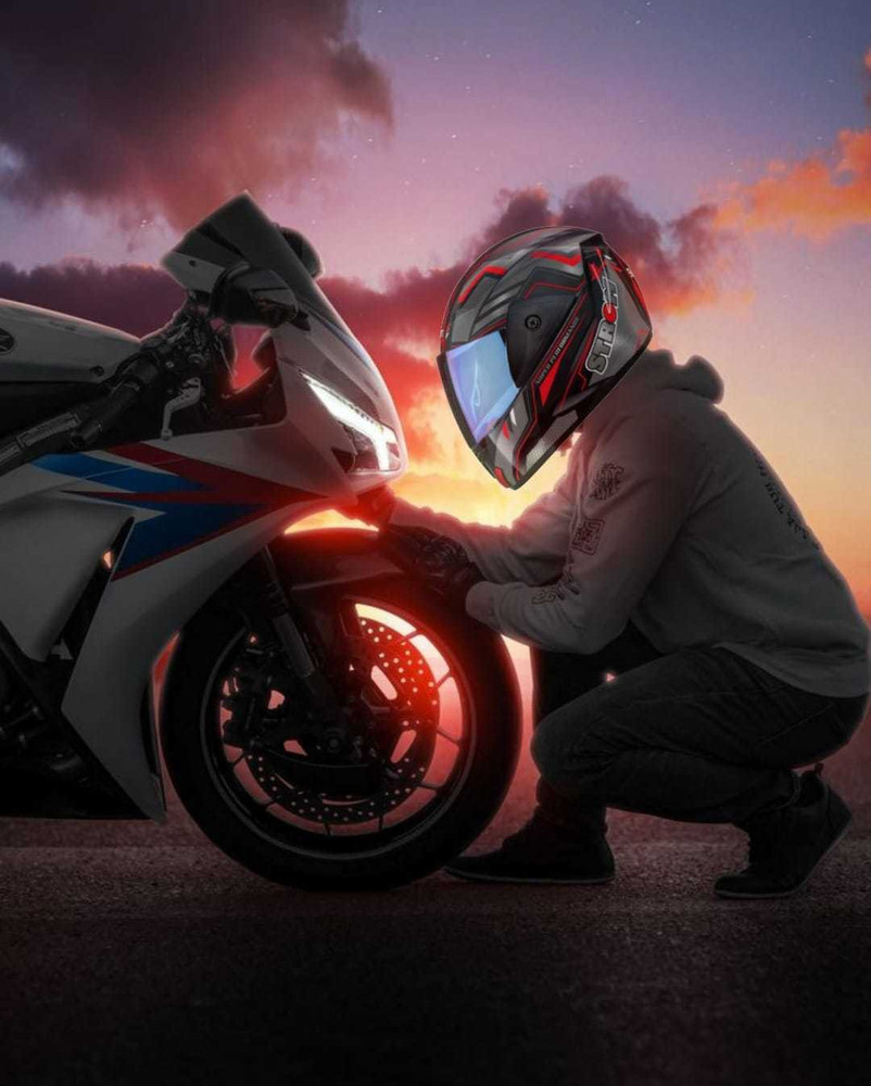 Superbike helmet cheap