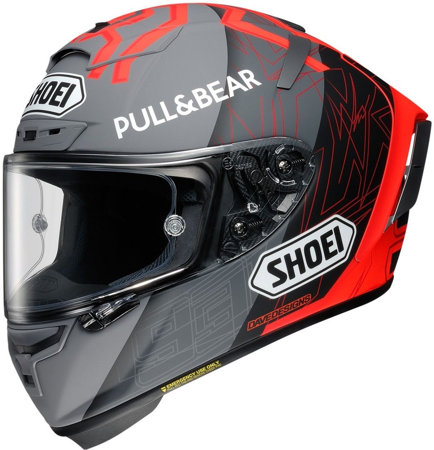 Casco Shoei X 14 Marquez Black Concept 2.0 Helmet Motorbike Helmet