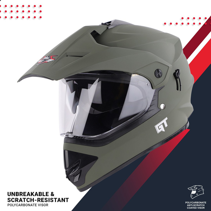 Motocross helmet with shield store