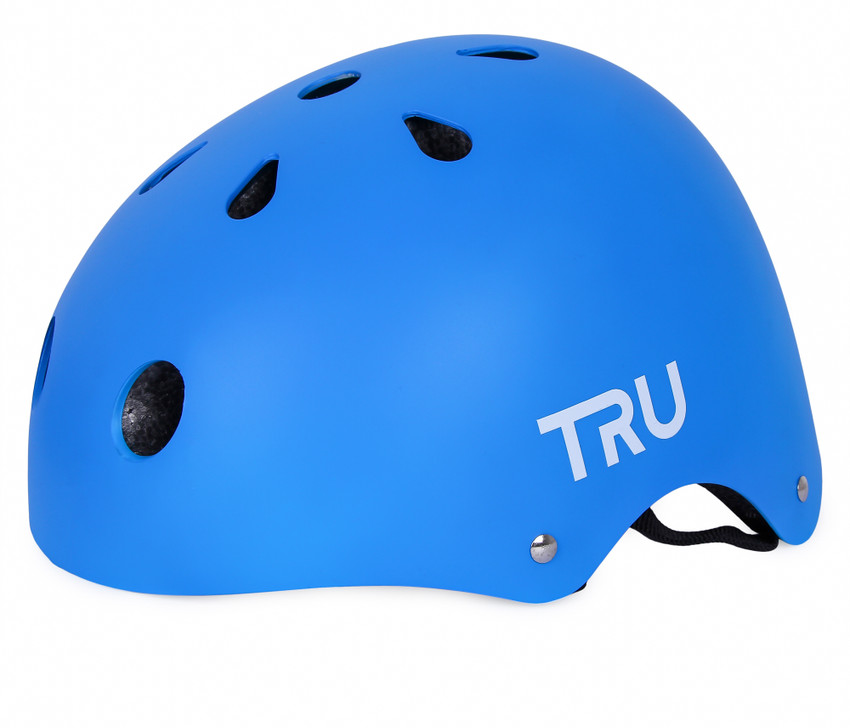Kids blue bike helmet store