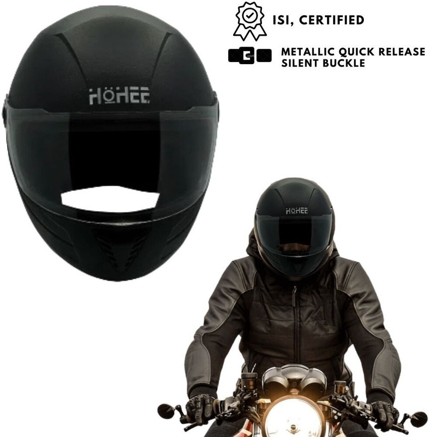 NG Auto Front Full Face Helmet ISI Certified Motorsports Helmet