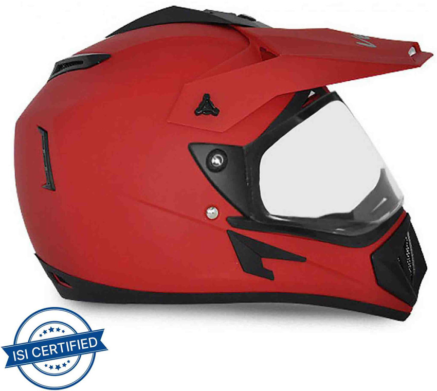 Vega off road helmet red outlet