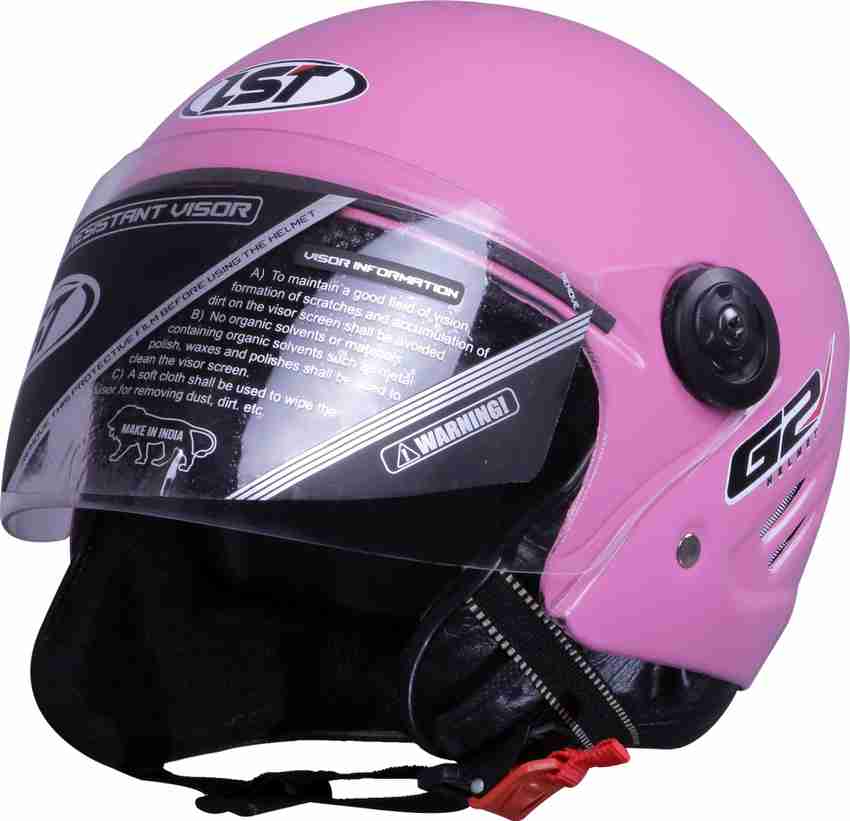 Motorbike helmet hotsell pink