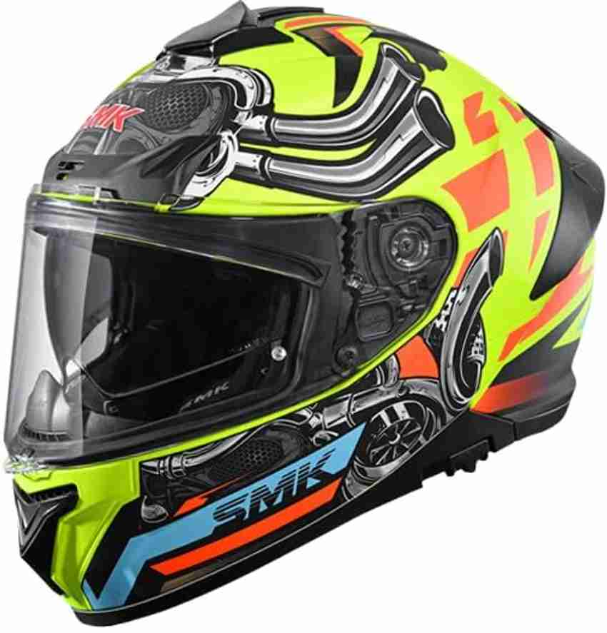 Smk hotsell orange helmet