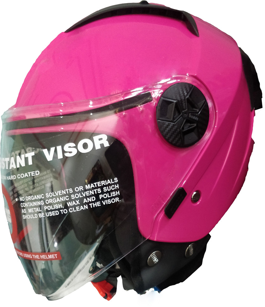 Studds pink helmet top
