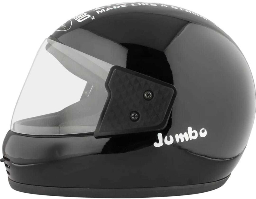 Maxwell Full Face Helmet Scooty Bike Riding Helmets With Plain Visor Strap For Man Motorbike Helmet