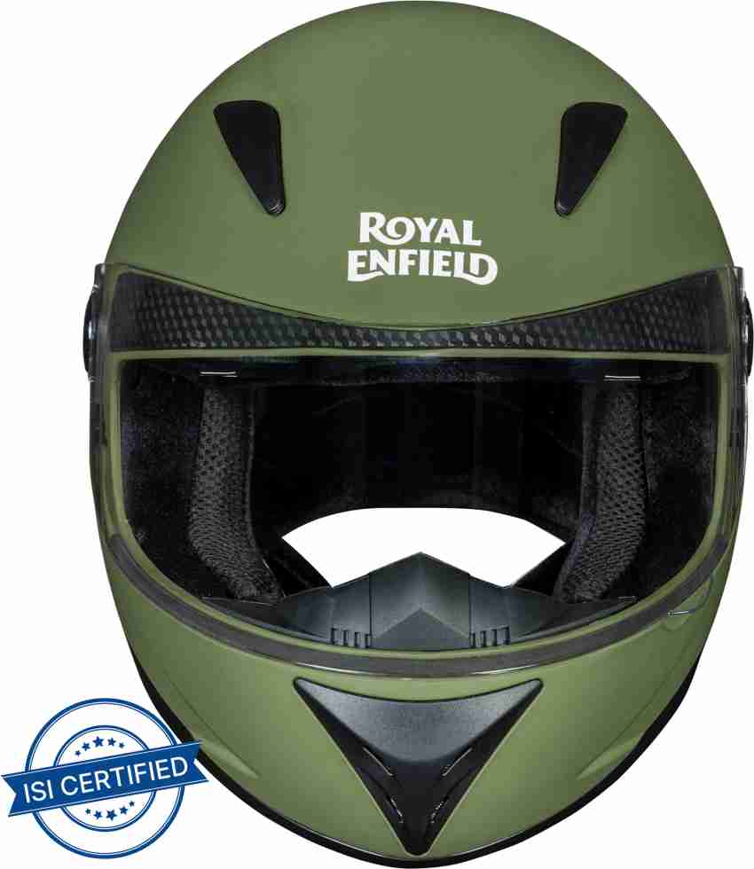 ROYAL ENFIELD Sun Down Full Face Helmet Battle Green L Motorbike Helmet