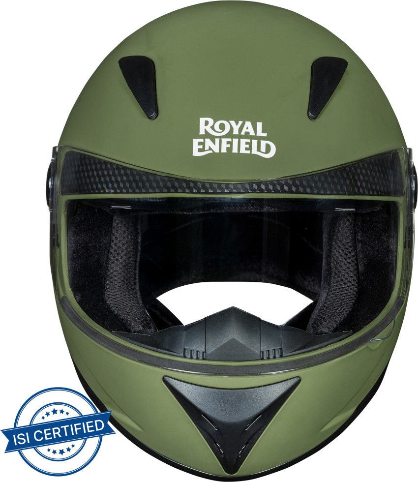 Royal enfield sale battle green helmet