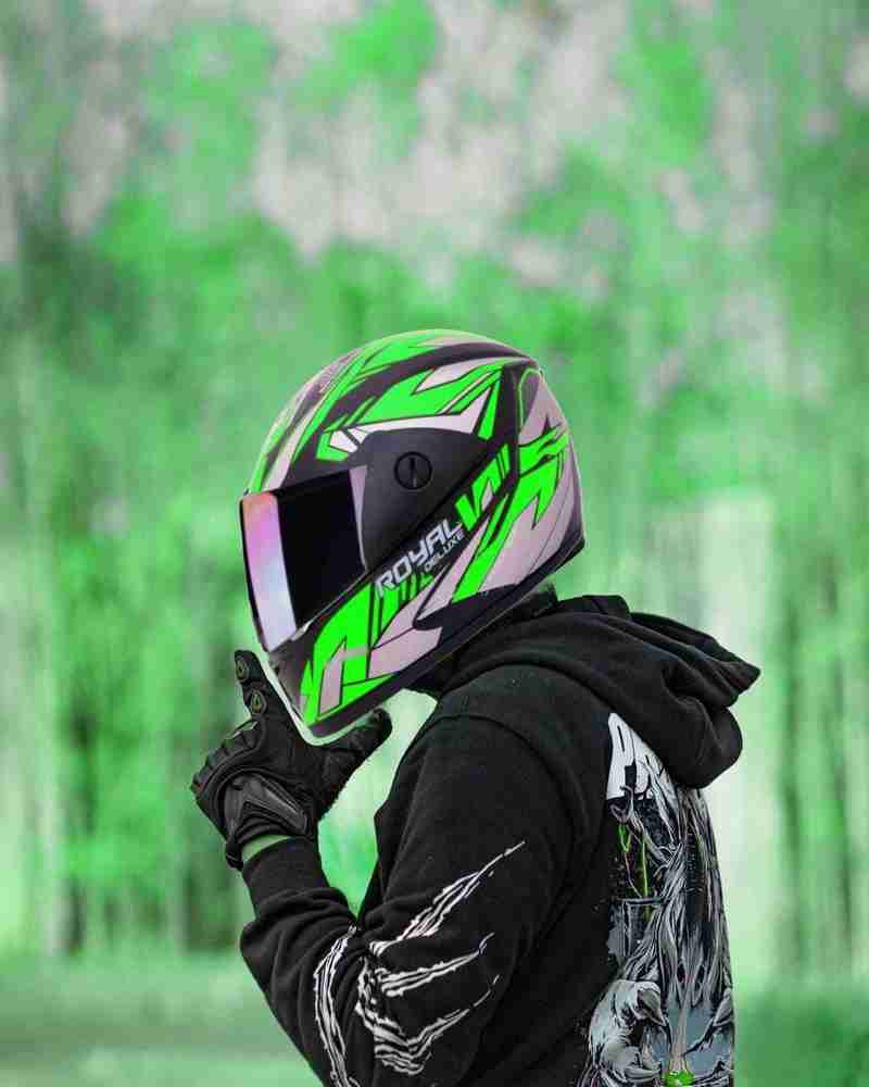 Kawasaki cheap motorbike helmet