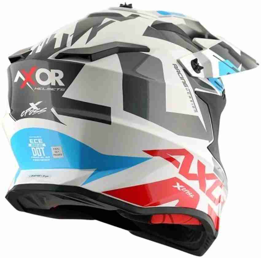 Dirt bike helmets white store